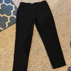 Black Straight Leg Trousers